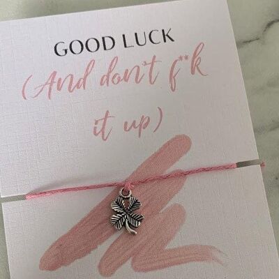 Good luck gift, funny leaving gift, quirky good luck present, drag race gift, drag race card, funny good luck card