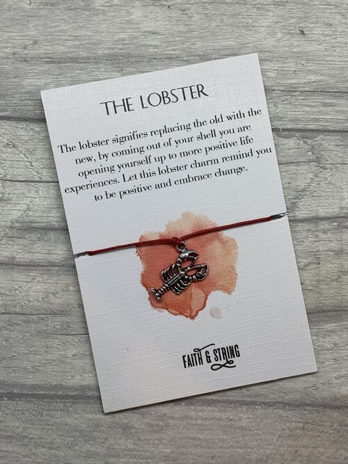 Lobster Gift, Lobster charm, Lobster charm bracelet, Lobster totem, spirit animal, you&#39;re my lobster