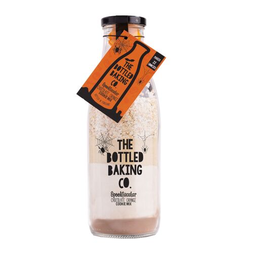 Spooktacular Choc Orange Cookie Baking Mix in a bottle 750ml