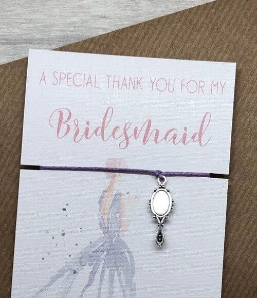 Bridesmaid gift, bridesmaid favour ideas, bridesmaid thanks gift, thank you bridesmaid card, bridesmaid box
