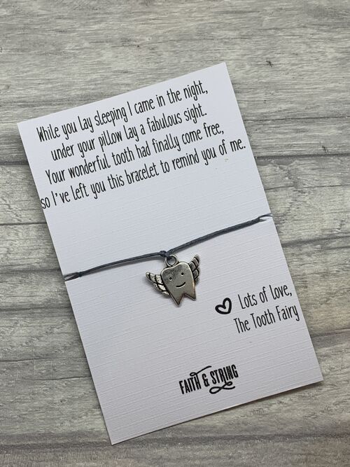 Tooth Fairy Gift, Tooth Fairy Bracelet, Tooth Fairy Card, Tooth Fairy Letter, Gift from Tooth Fairy, Personalised Tooth Fairy
