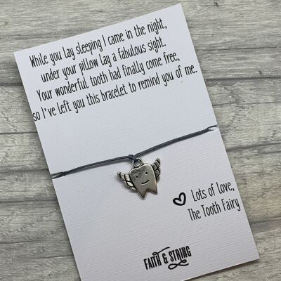 Regalo de hada de los dientes, pulsera de hada de los dientes, tarjeta de hada de los dientes, carta de hada de los dientes, regalo de hada de los dientes, hada de los dientes personalizada