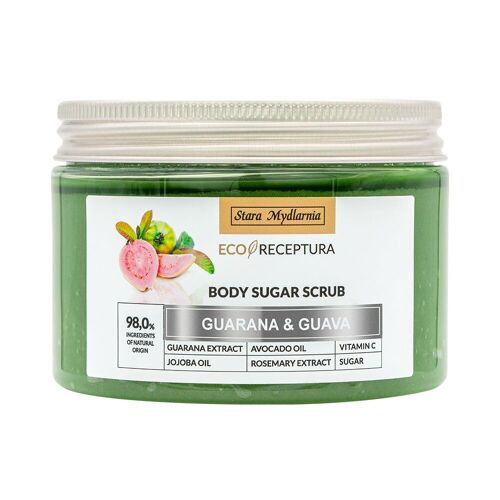 Gommage corps au guarana et goyave pour peaux sensibles - Bodymania