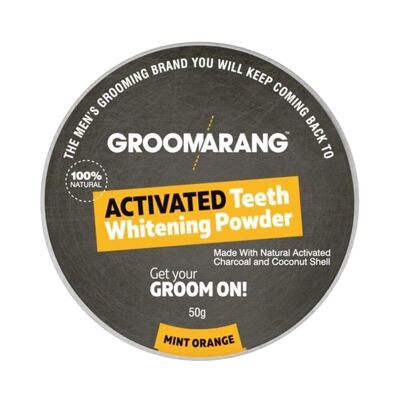Poudre de blanchiment dentaire 100% naturelle - Groomarang