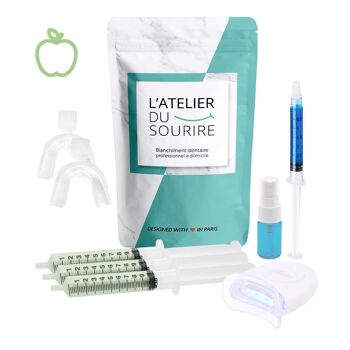 Kit de blanchiment dentaire à la pomme - Soin des dents à domicile 1