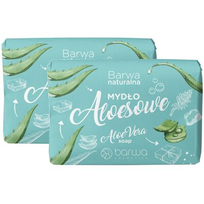 Pack de 2 Savons solides Aloe Vera - Barwa