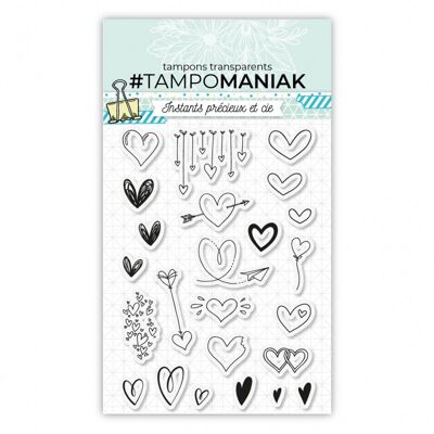Stamp hearts 1 - 10x15cm