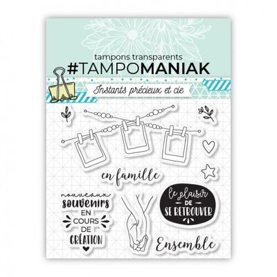 Stamp sheet - Find yourself & be together - 10x10cm