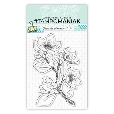 Flowering branch clear stamp 1 - 10x15cm