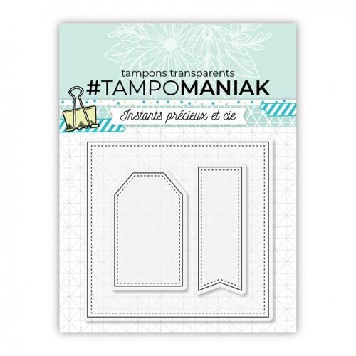 Tampon fausse couture - 10x10cm