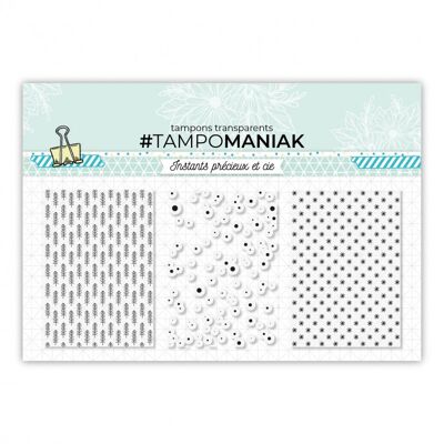 Background stamps - small patterns - 10x21cm
