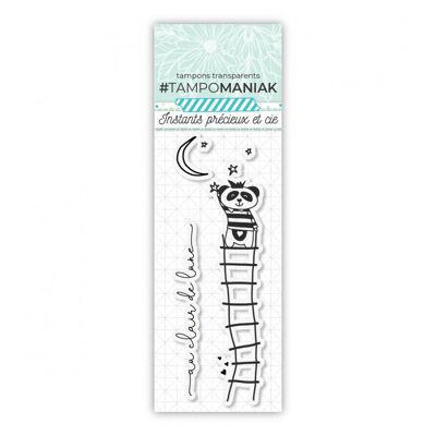 Set of 2 moonlight clear stamps - 13x5.5cm