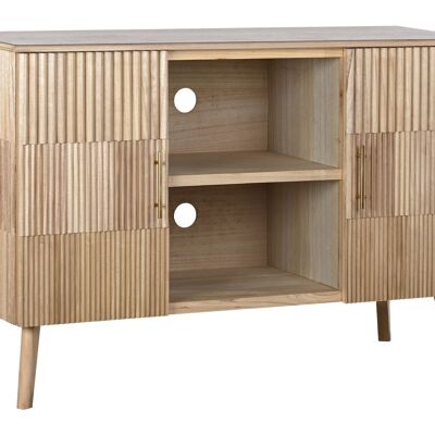 TV-STÄNDER PAULOWNIA MDF 120X40X80 HELLBRAUN MB201429