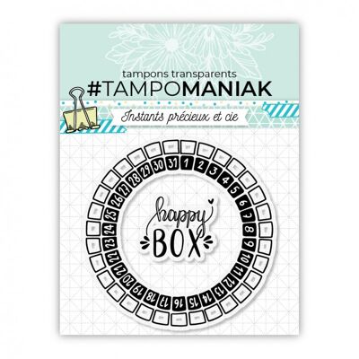 Stamp sheet - Happy box - 10x10cm