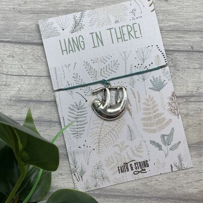 Sloth Gift, Hang in there, get well soon, lockdown gift, sloth lockdown, cheer up gift, best friend gift, gift for key worker, sloth friend