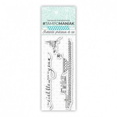 Provence over water stamp - 13x5.5cm