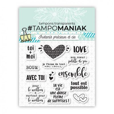 Stamp board - For better and for better - 10x10cm