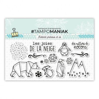 Winter stamps - 10x21cm