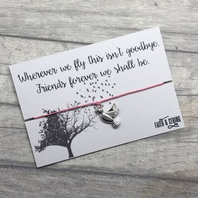 Pulsera de amistad de larga distancia Regalo de amigo de larga distancia