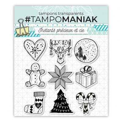 Christmas traditions stamp - 15x15cm