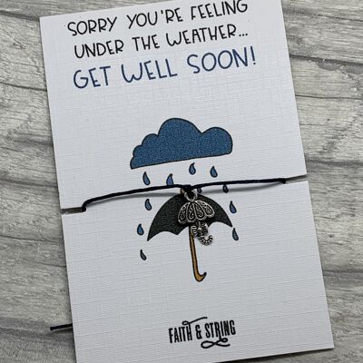 Get well soon gift, feel better gift, under the weather, thinking of you, get well soon card