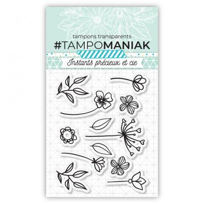 Field flowers stamp - 10x8cm