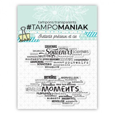 Memories and moments stamp - 10x10cm