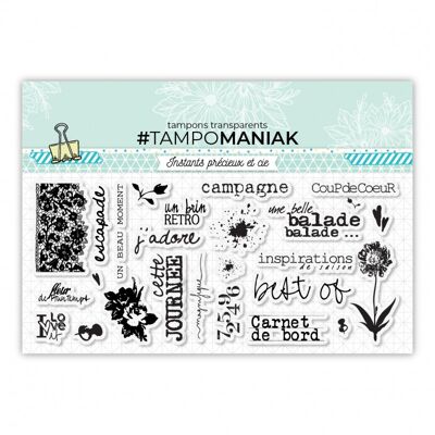Mademoiselle clear stamp set - 10x21cm