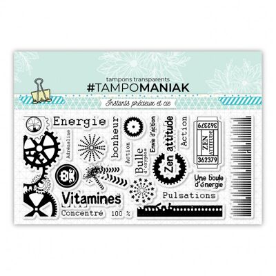 Vitamins clear stamp set - 10x21cm