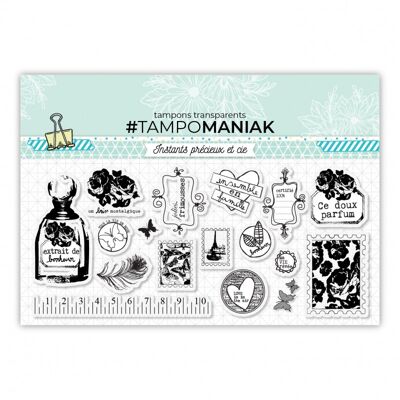 Happiness Extract clear stamp set - 10x21cm