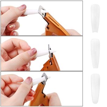 Professional Nail Art Clipper Special type U word False Tips Edge Cutters Manicure Colorful Stainless Steel Nail Art Tools 22