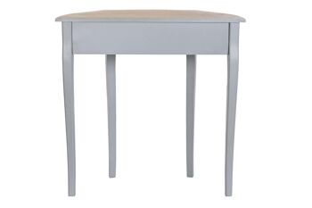 CONSOLE PAULOWNIA MDF 80,5X34X78,5 1 TIROIR GRIS MB201455 7