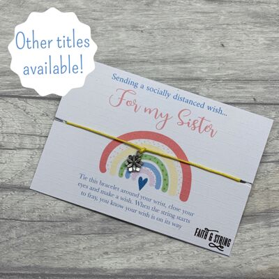 Social distance gift, social distance card, isolation gift, lockdown birthday card, isolation card, little wish isolation