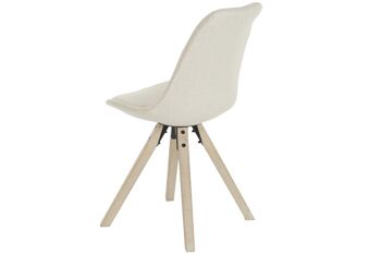 CHAISE POLYESTER CHENE 48X55X87 BEIGE MB203405 8