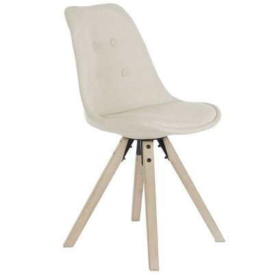 Polyester Oak Chair 48X55X87 Beige MB203405