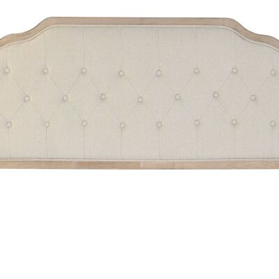 Cabecero Cama Roble Poliester 180X10X120 Beige MB203414