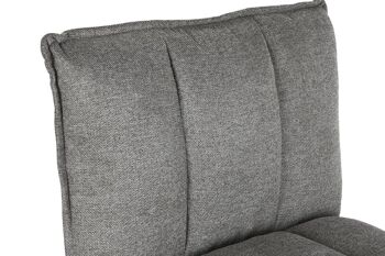 FAUTEUIL METAL POLYESTER 66X71X77 GRIS MB203709 4