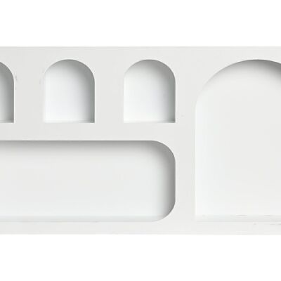 ÉTAGÈRE MURALE MDF 59X7X29 ARCOS BLANC MB206117