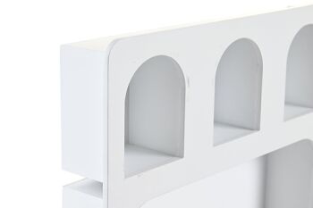 ÉTAGÈRE MURALE MDF 59X7X29 ARCOS BLANC MB206117 2