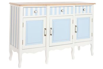 BUFFET PAULOWNIA 140X45X90 BLANC MB204070 1