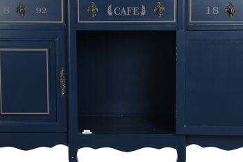 BUFFET PAULOWNIA 120X48X90 BLEU MARINE MB204105 4