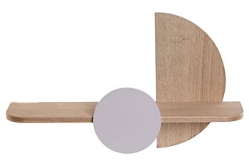 ÉTAGÈRE PIN 50X13,5X30 NATUREL MB206274 1