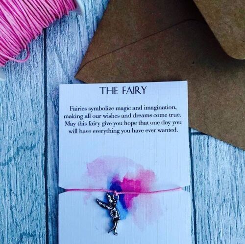 Fairy Gift Wish Bracelet Gift Bracelet Inspirational Gift Fairy Bracelet Fairy Charm bracelet