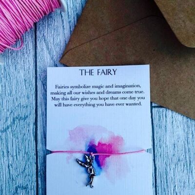 Fairy Gift Wish Bracelet Gift Bracelet Inspirational Gift Fairy Bracelet Fairy Charm bracelet