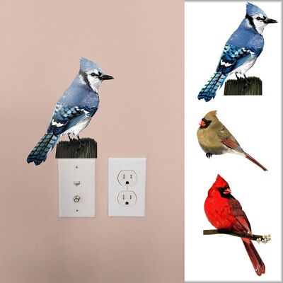 American Birds II Wall Stickers