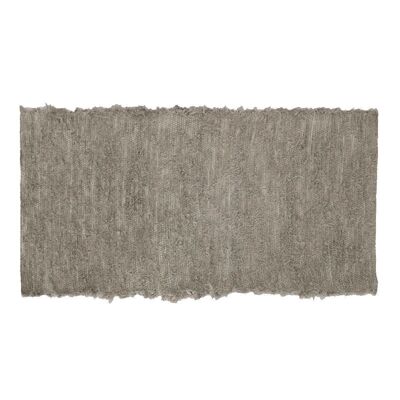 LINEN RUG MAIA - 150 x 200 cm - Camel