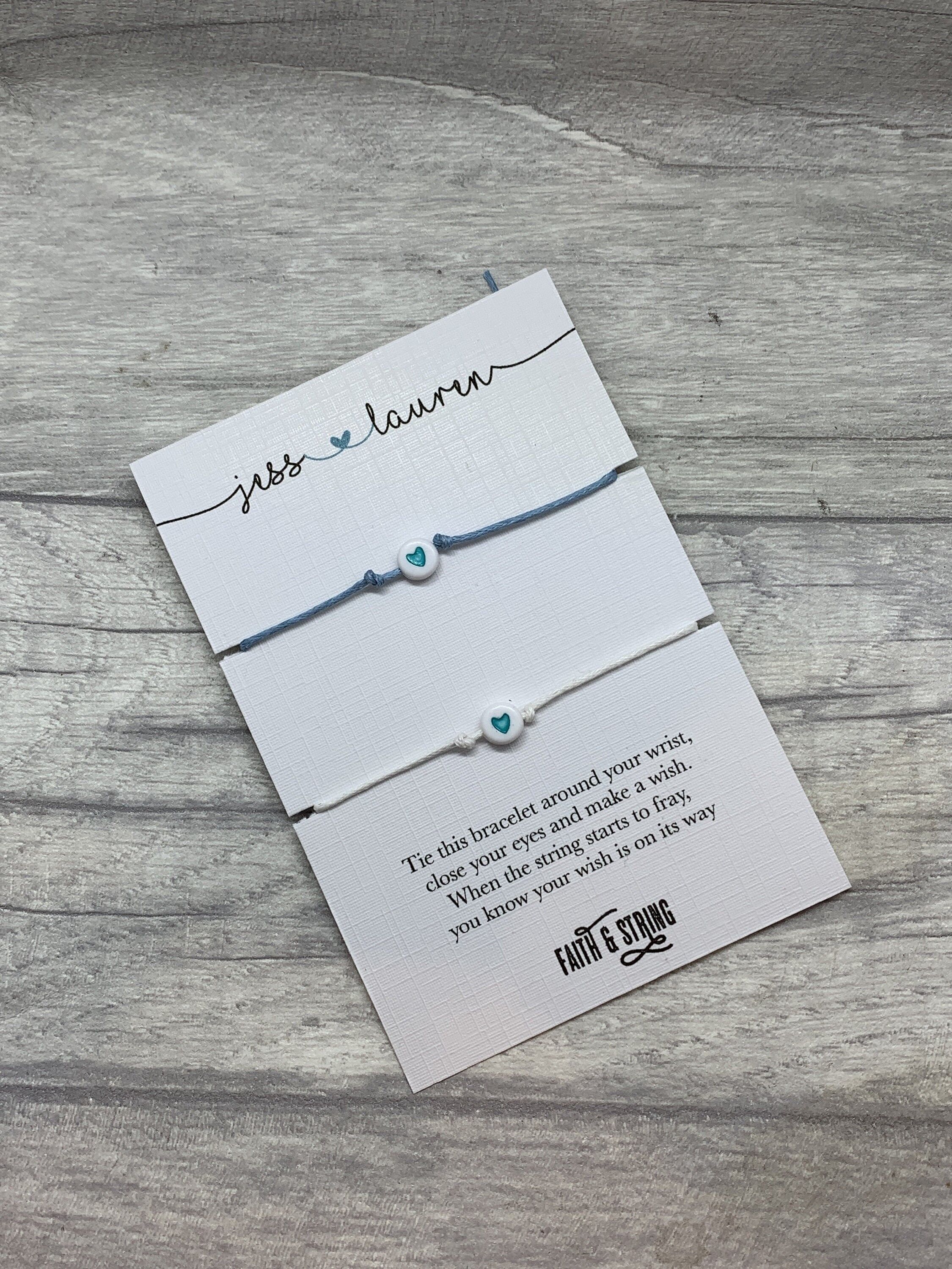 Beste Freundin Geschenk, Freundin Geschenk, passende Armbänder, passende Wunscharmbänder, beste Freundin Wunscharmband, Ferngeschenk, personalisiert