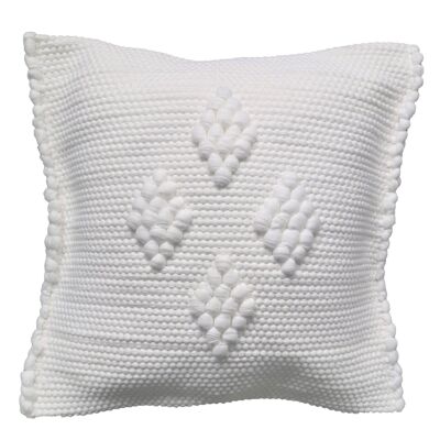 DECORATIVE CUSHION AMONDE - WHITE