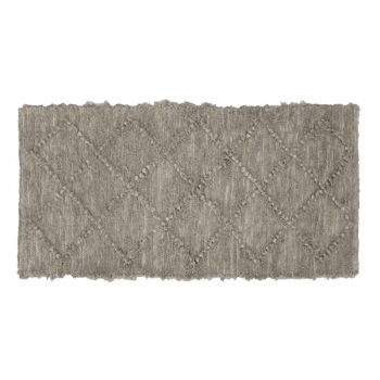 TAPIS EN LIN PERRE - 60 x 120 cm - Chameau 1