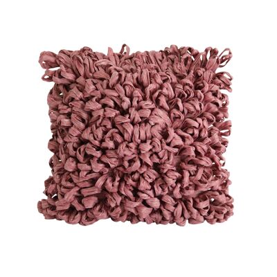 CUSCINO DECORATIVO MOLEDO - 70 x 70 cm - rosso mattone